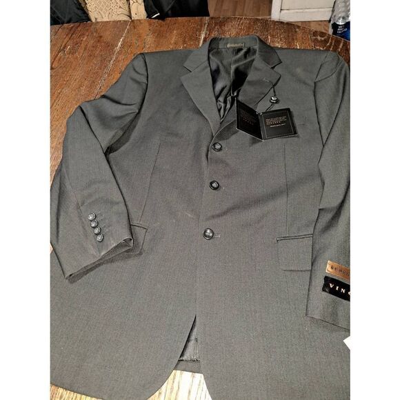 New 42R Vinci Couture Zegna Grey Suit Sports Jacket Coat Blazer Super 150 NWT - Picture 4 of 6
